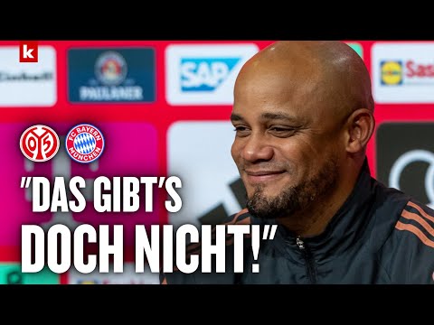 Glücklicher Trainer? Kompany lacht: "Haben Sie das schonmal gesehen?" | FC Bayern
