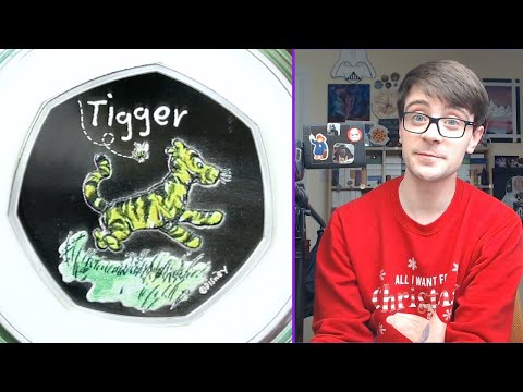 The UKs Newest 50p Coin!!! Tigger 2021!!! Silver and BUNC!!!
