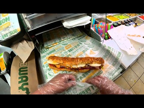 Subway Sandwiches POV Working For 30 Minutes