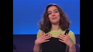 Ambra Angiolini canta  immagina che bello (non è la rai)