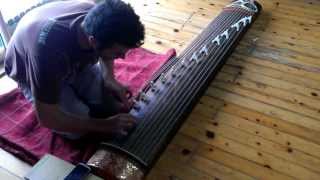 Raithe plays Koto in Amami at the end of the jetty