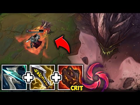 WTF?! CLAP PEOPLE FOR HALF THEIR HP WITH FULL CRIT MALPHITE - League of Legends