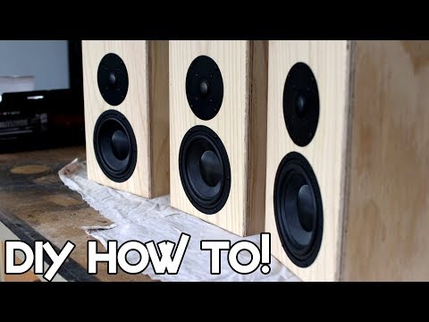 HOW TO: DIY 7" Bookshelf Speaker Build - Dayton Esoteric & Peerless