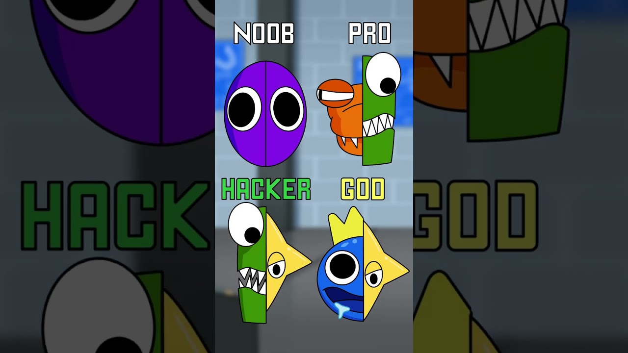 Can you ⏸️ Pause on the right 🌈 RAINBOW FRIEND?! (Cartoon Animation)