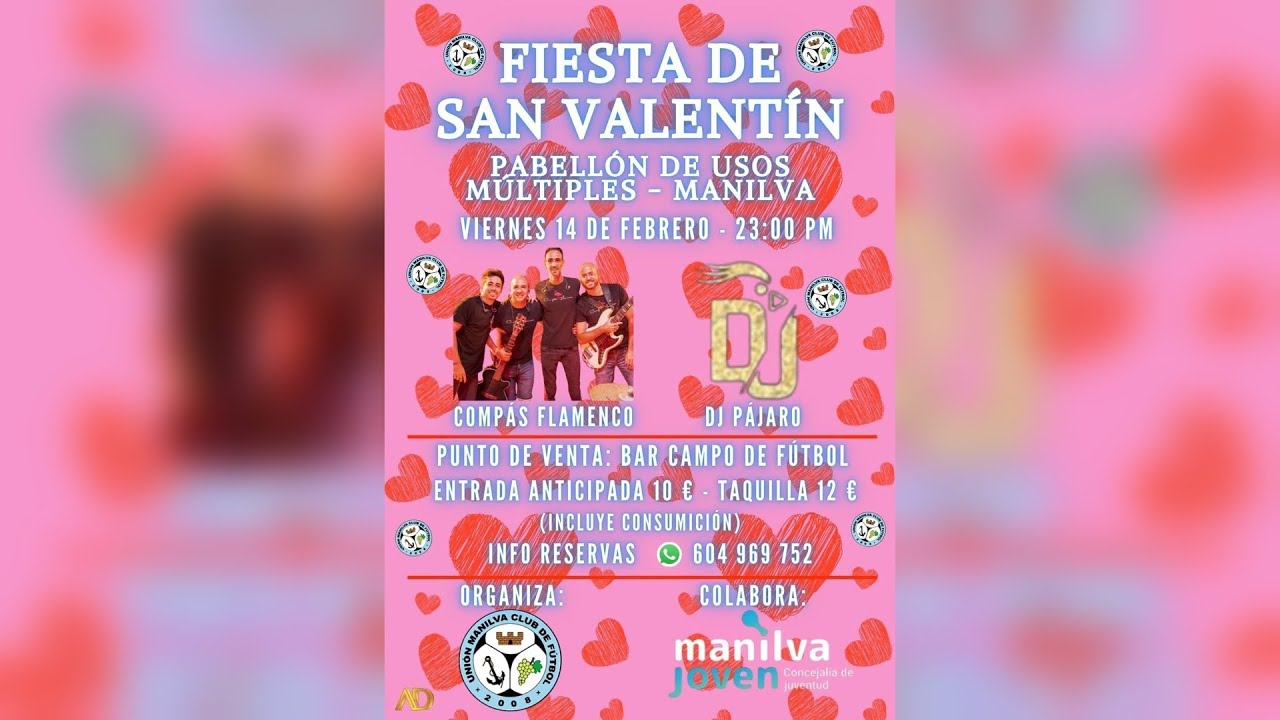 La Unión Manilva nos invita a disfrutar con ellos de San Valentín