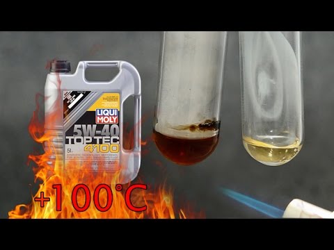 Liqui Moly 4100 TopTec 5W40 How clean is engine oil? Test 100°C