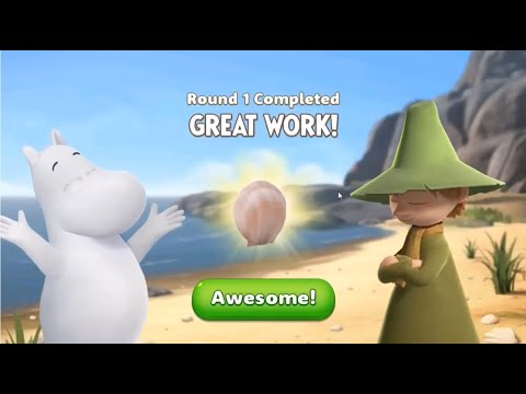 Moomin: Puzzle & Design SEASHELL MAYHEM - ROUND 1 🌲🐿️ | SKILLGAMING ✔️