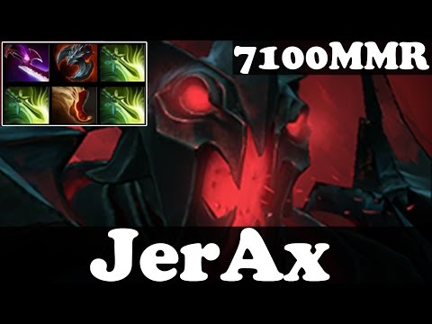 Dota 2 - JerAx 7100 MMR Plays Shadow Fiend - Pub Match Gameplay