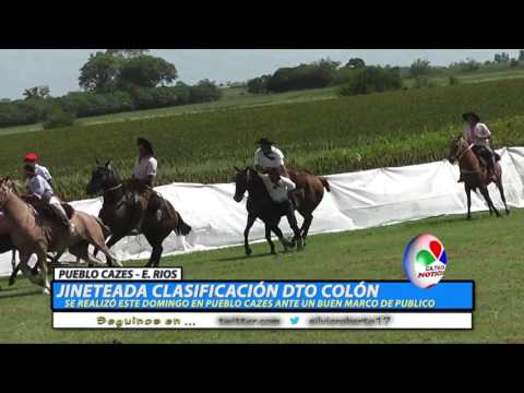 JINETEADA CLASIFICACION DEPARTAMENTO COLÓN EN PUEBLO CAZES ENTRE RIOS DOMINGO 5 MARZO 2017