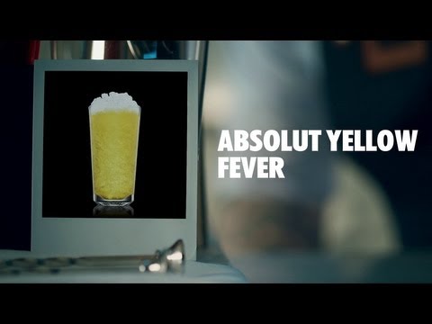 ABSOLUT YELLOW FEVER DRINK RECIPE - HOW TO MIX