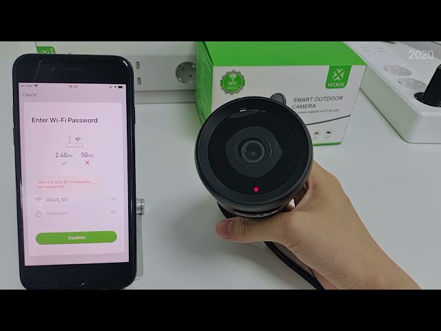 woox Camera-ip wifi/lan outdoor ip65 dc 5v/1a