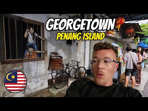 Esta é realmente a ilha de Penang? A cidade mais bonita da Malásia - primeira vez em Georgetown