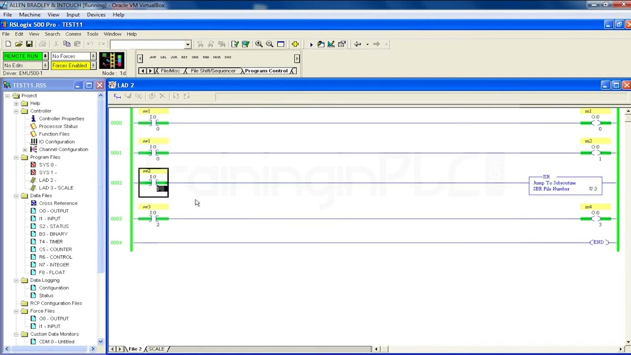 Program Control Subroutine in RSLogix 500 (JSR, SBR, RET) | Allen-Bradley PLC Tutorial | EdWartens