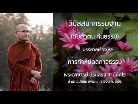 พระประเสริฐ ฐานังกโร บรรยายเรื่อง การกำหนดสภาวธรรม