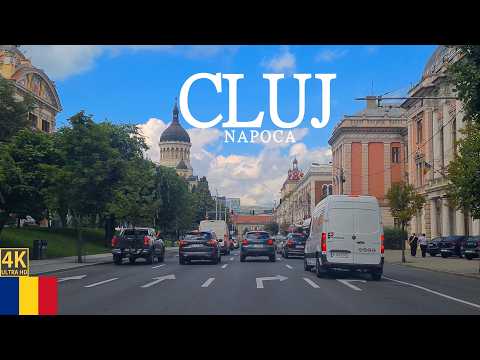 4K City Drive Cluj-Napoca Part 1 - Cluj Transilvania Romania 4K
