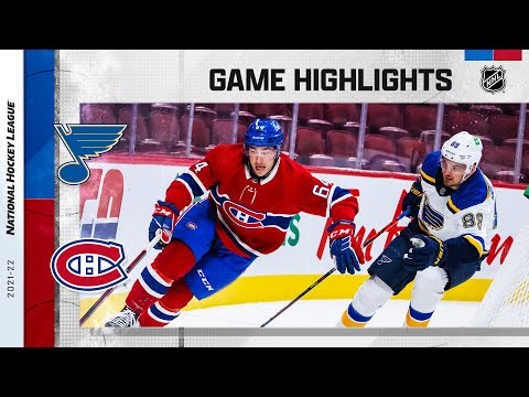 Blues @ Canadiens 2/17 | NHL Highlights 2022
