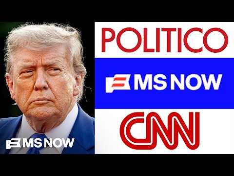 'He's going to lose on the law': Lawyer on MS NOW, CNN, Politico suing Trump