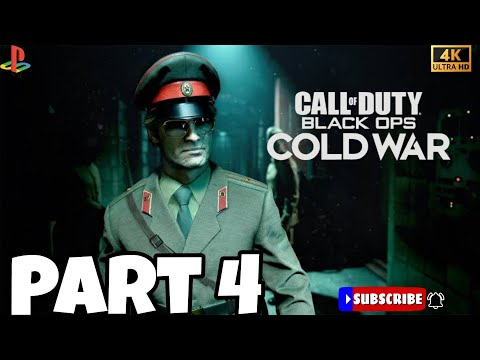 CALL OF DUTY BLACK OPS COLD WAR 4k 60fps  PS5 Walkthrough Gameplay Part  4 - No Commentary