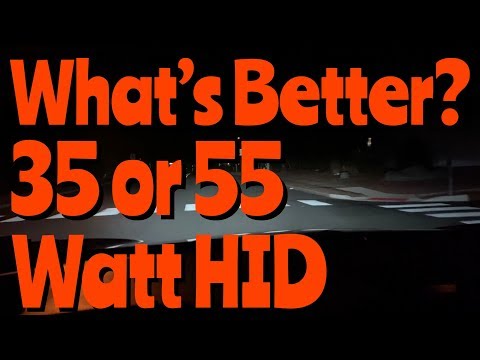 35w vs 55w HID Comparison Morimoto | NIBI