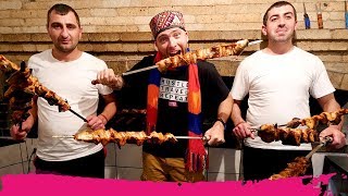 Armenian Wild CRAYFISH KEBABS + Medieval MONASTERY Tour | Lake Sevan, Armenia