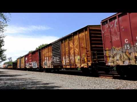 NS Chicago Line Trains in Vermilion, OH
