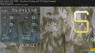 Tenshi ni Fureta yo!! (TV Size) -HO-KAGO TEA TIME