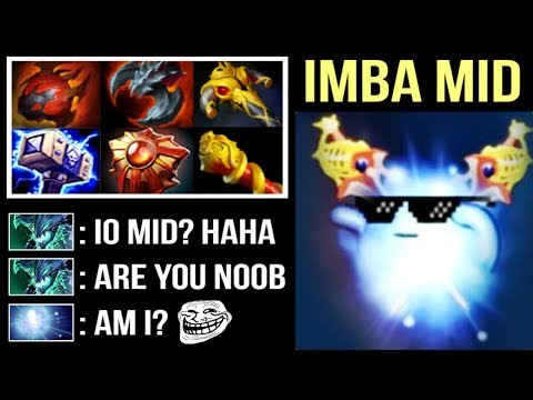 NEW CANCER 1st PICK IO Mid No Boots Entire Game! Crazy Top Ranked Gameplay 7.21 Dota 2