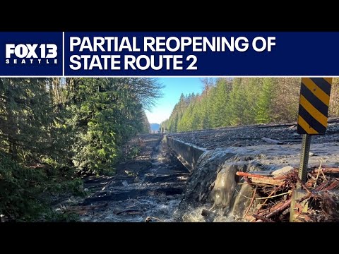 Part of Highway 2 to reopen Monday with pilot car access to Stevens Pass