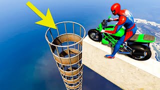 Spider-man ki Khatarnak Stunt Race - Spiderman Mot
