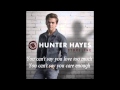 Love too Much - Hunter Hayes (lyrics)