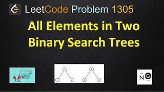 YouTube video 'all elements in two binary search trees leetcode | leetcode 1305 | bst'