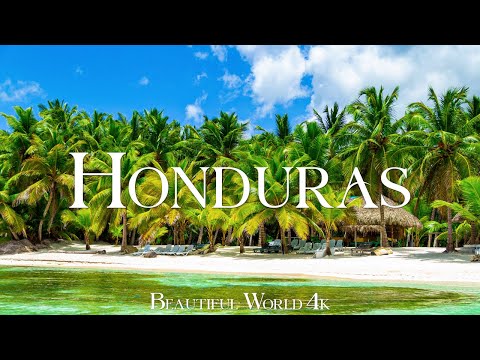 Honduras 4K Drone Nature Film - Peaceful Piano Music - Amazing Nature