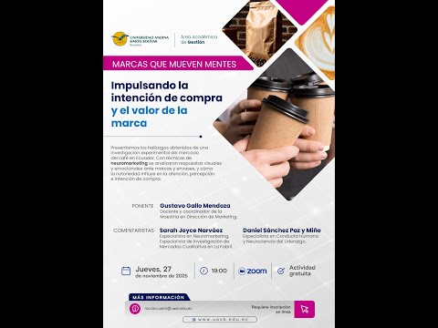 Conferencia de Sarah Joyce Narváez