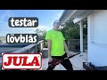 Testar En Lövblås Från Jula