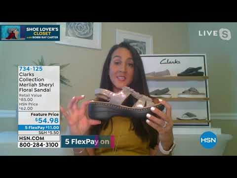 Clarks Collection Merliah Sheryl Floral Sandal