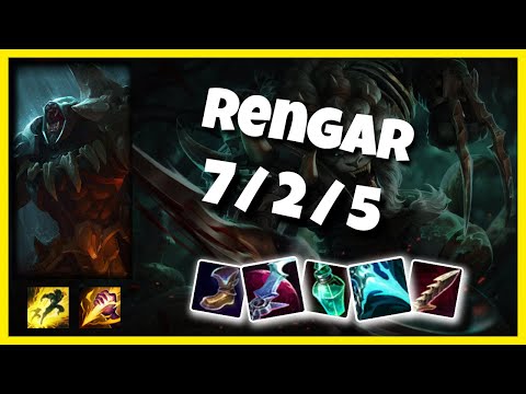 Rengar vs Ekko TURKISH Challenger JUNGLE (7/2/5) - v11.1