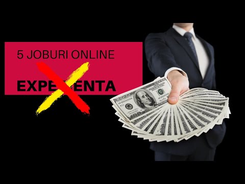 5 Joburi Online, Castiga Bani cu 0 Experienta