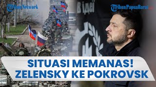 Situasi Perang Lawan Rusia Memanas, Zelensky Tak Gentar Kunjungi Pasukan Tentara di Wilayah Pokrovsk