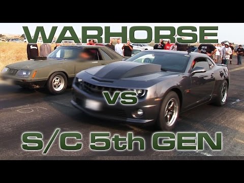 WARHORSE vs LSA Camaro  - HeadsUp Muscle Shootout - SEMI FINAL