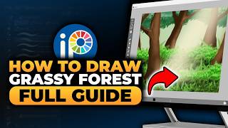 How To Draw Grassy Forest Ibis Paint (FAST & EASY) | 100% WORKS | NO Yapping, To The Point!