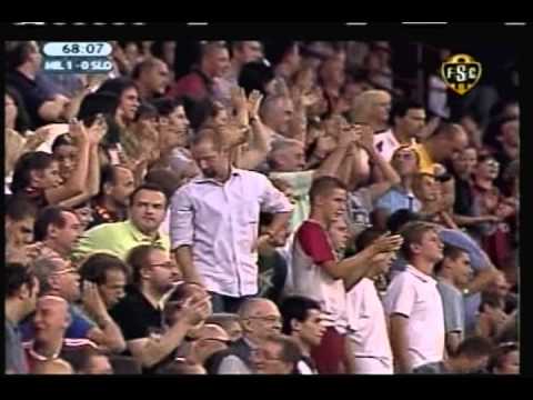 2002 August 14 AC Milan Italy 1 Slovean Lieberec Czech Rep  0 Champions League