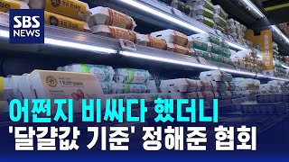 어쩐지 비싸다 했더니..'달걀값 기준' 정해준 협회 / SBS