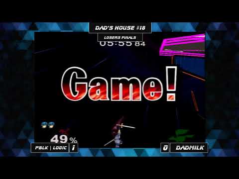 Dad's House #18 [Melee] DadMilk (Marth) v Logic (Fox) Loser's Finals