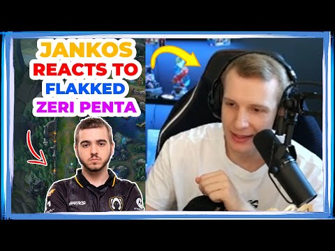 Jankos Reacts to FLAKKED ZERI PENTA 👀