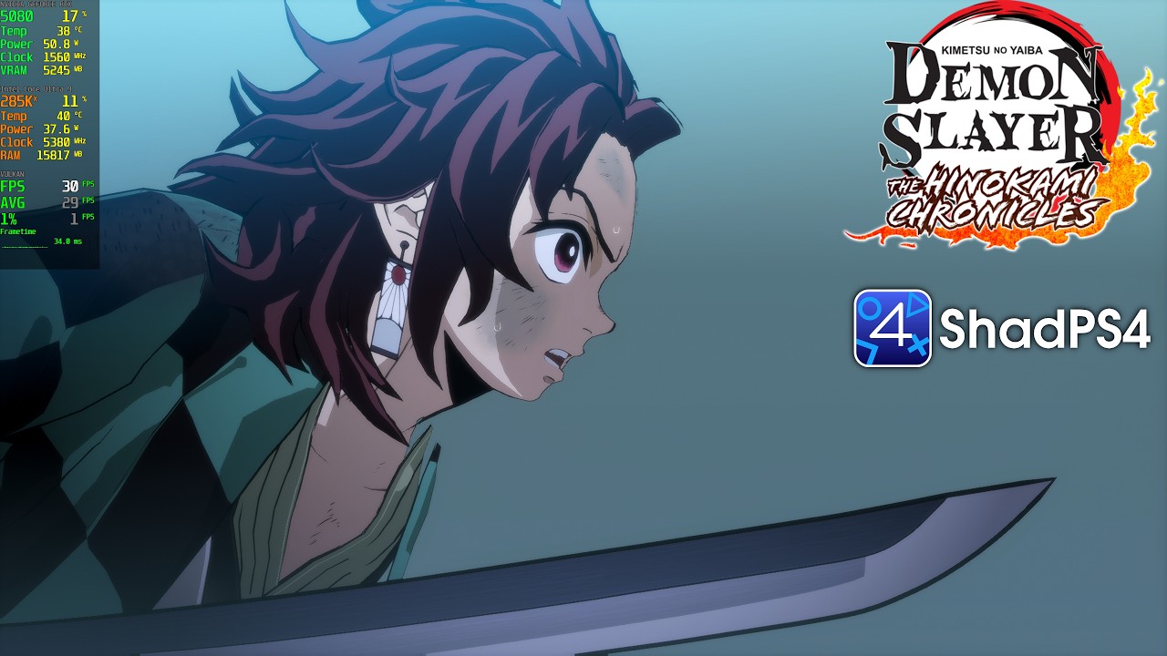 Demon Slayer – The Hinokami Chronicles Gameplay test | ShadPS4 0.14.1 WIP PS4 Emulator PC