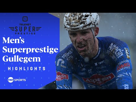 SLIM SOLO VICTORY! 🍿 | Men's Elite Superprestige Gullegem Highlights | TNT Sports Cycling
