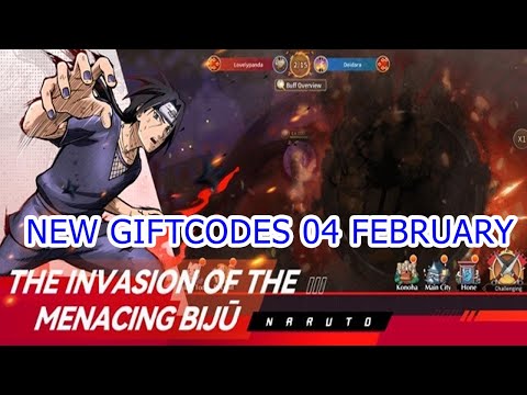 Ninja Storm Coalition War New Giftcodes February - Naruto RPG iOS Game