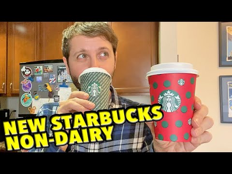 Starbucks NEW Non-Dairy Drinks Review: Almondmilk...