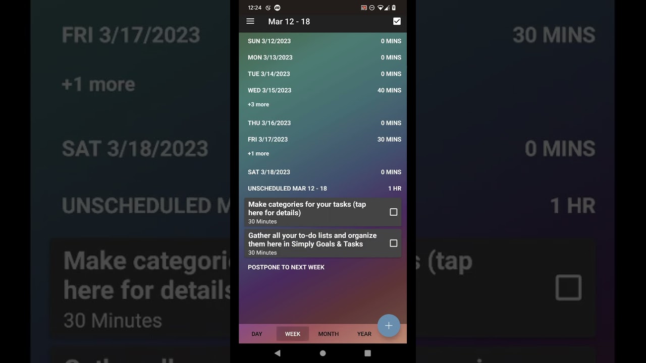 Simply Goals  Tasks Walkthrough