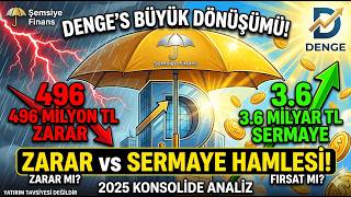 Denge Yatırım Holding (DENGE) 2025 Analizi | 496 Milyon TL Zarar ve 3.